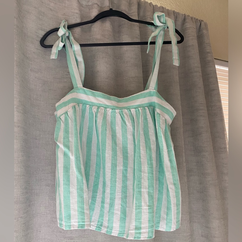 Stoney Clover Medium tank top mint and white